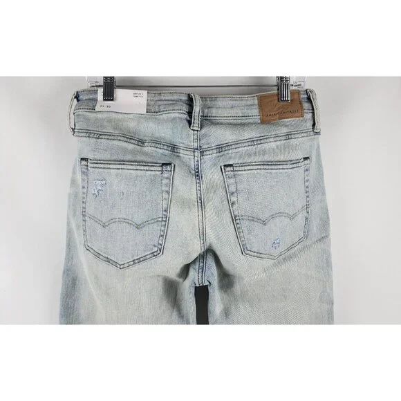 SOLD OUT American Eagle Jeans Mens 31x30 Blue Airflex + Temp Tech Skinny NWT - Picture 11 of 13